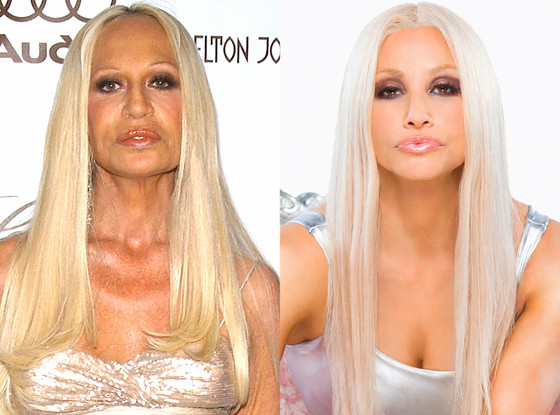 Gina Gershon, Donatella Versace Gina Gershon, Donatella Versace